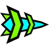 🌊 Эмодзи «Geometry Dash Waves» для Telegram