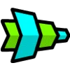 🌊 Эмодзи «Geometry Dash Waves» для Telegram