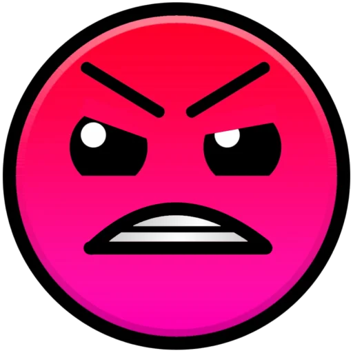 😬 Стикер «Geometry dash faces» для Telegram