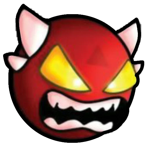👿 Стикер «Geometry dash faces» для Telegram