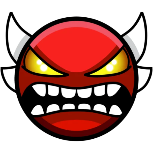 👿 Стикер «Geometry dash faces» для Telegram