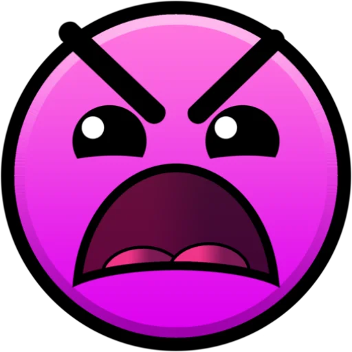 😲 Стикер «Geometry dash faces» для Telegram