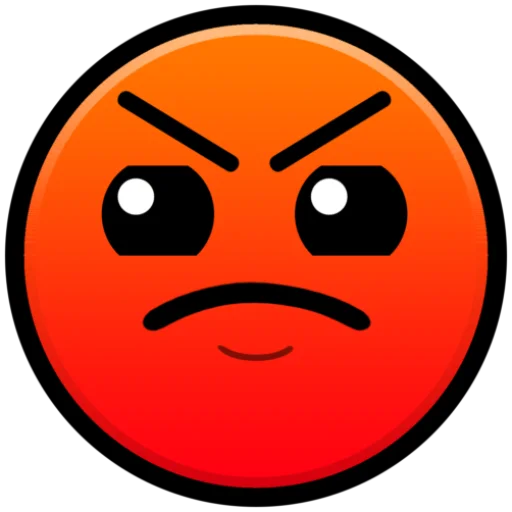 😠 Стикер «Geometry dash faces» для Telegram