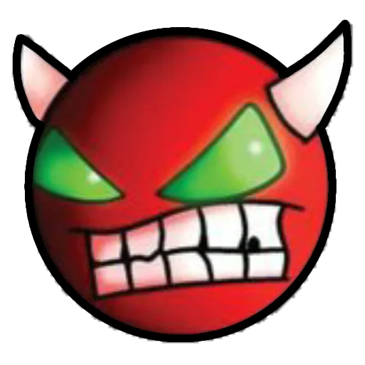 😈 Стикер «Geometry dash faces» для Telegram
