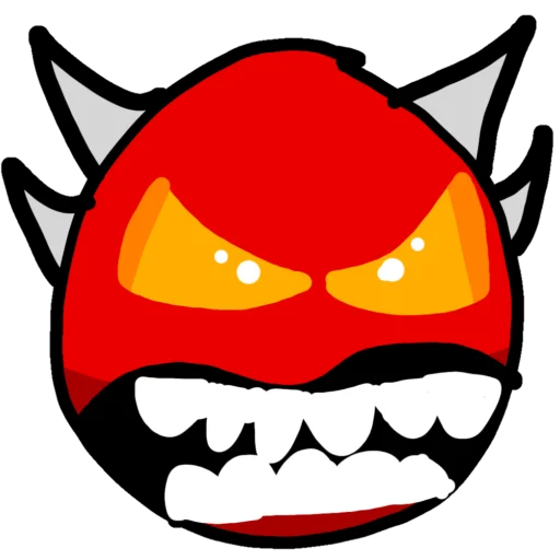 👿 Стикер «Geometry dash faces» для Telegram