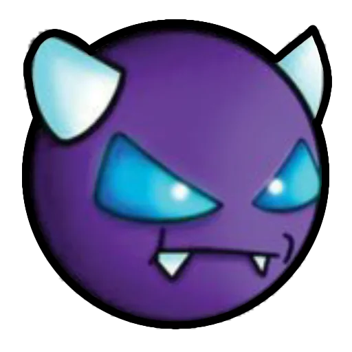 😈 Стикер «Geometry dash faces» для Telegram