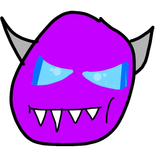 😈 Стикер «Geometry dash faces» для Telegram