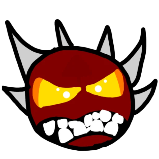 👿 Стикер «Geometry dash faces» для Telegram