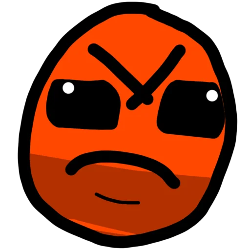 😠 Стикер «Geometry dash faces» для Telegram