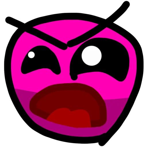 😲 Стикер «Geometry dash faces» для Telegram