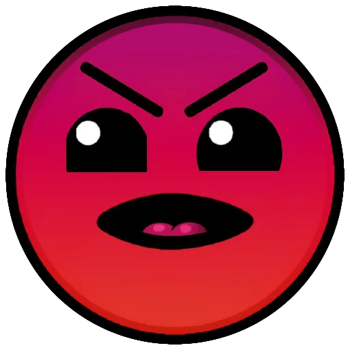 🥵 Стикер «Geometry dash faces» для Telegram