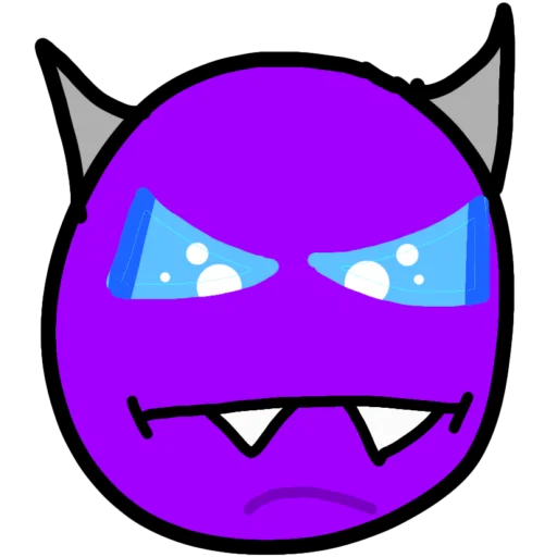 😈 Стикер «Geometry dash faces» для Telegram