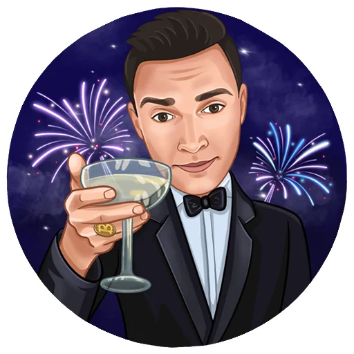 🍸 Стикер «George GO» для Telegram