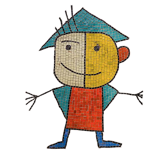 👶 Стикер «Georgian Mosaics» для Telegram