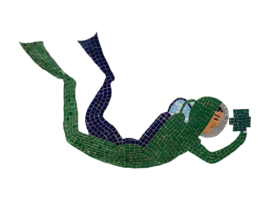 🚰 Стикер «Georgian Mosaics» для Telegram