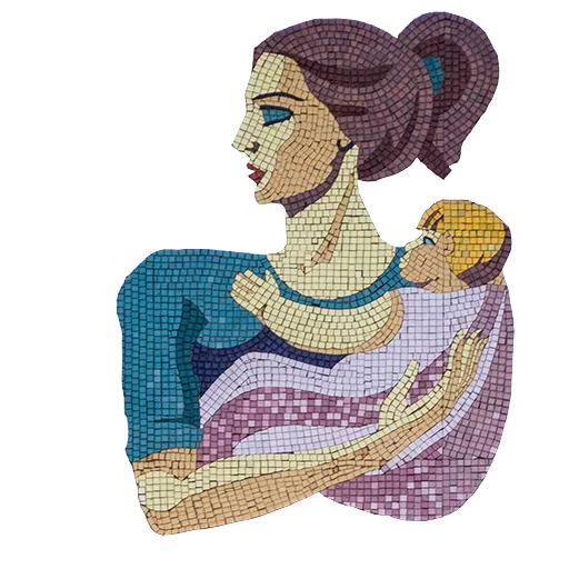 👶 Стикер «Georgian Mosaics» для Telegram