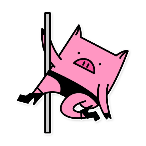 👠 Стикер «German the pig» для Telegram