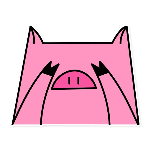 🙈 Стикер «German the pig» для Telegram