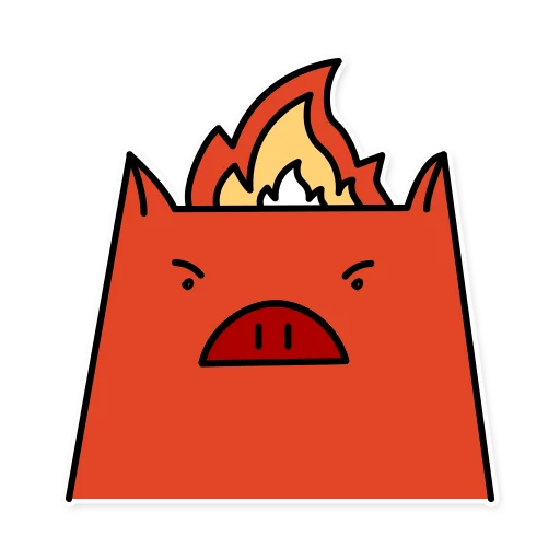 🤬 Стикер «German the pig» для Telegram