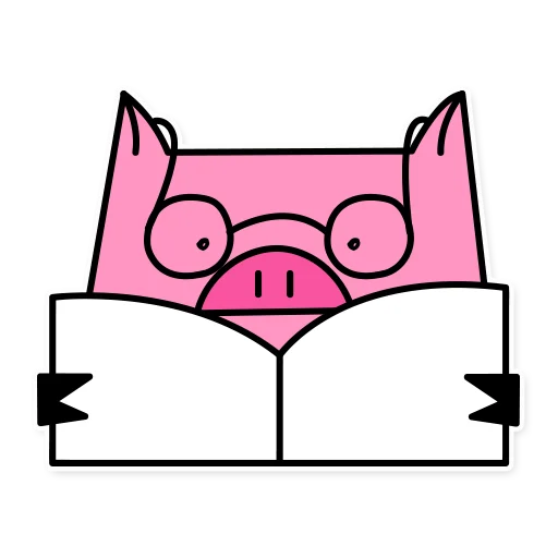 📖 Стикер «German the pig» для Telegram