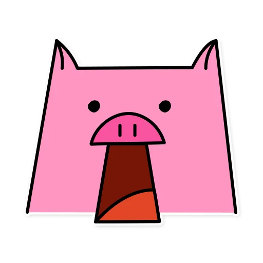 😮 Стикер «German the pig» для Telegram