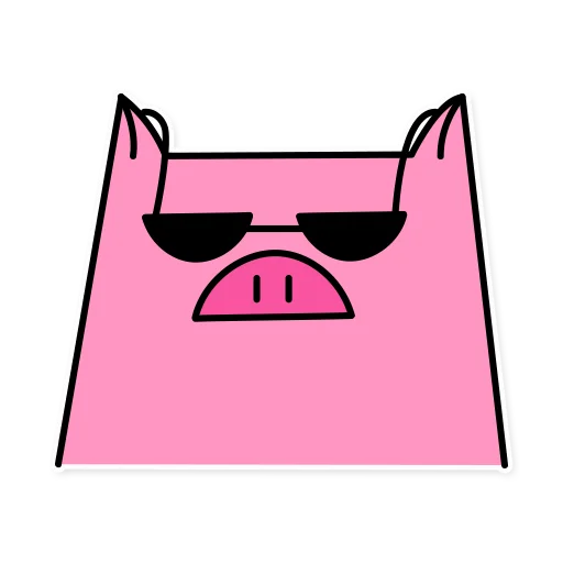 😎 Стикер «German the pig» для Telegram