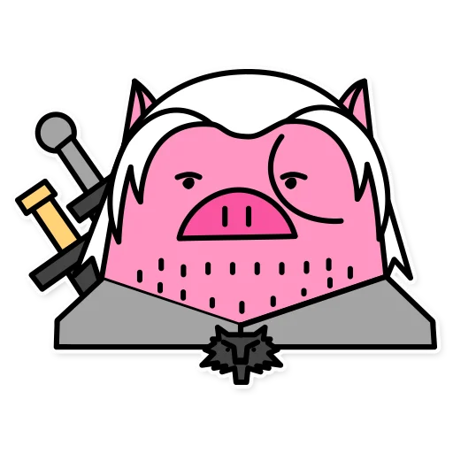 🎮 Стикер «German the pig» для Telegram
