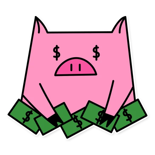 💶 Стикер «German the pig» для Telegram