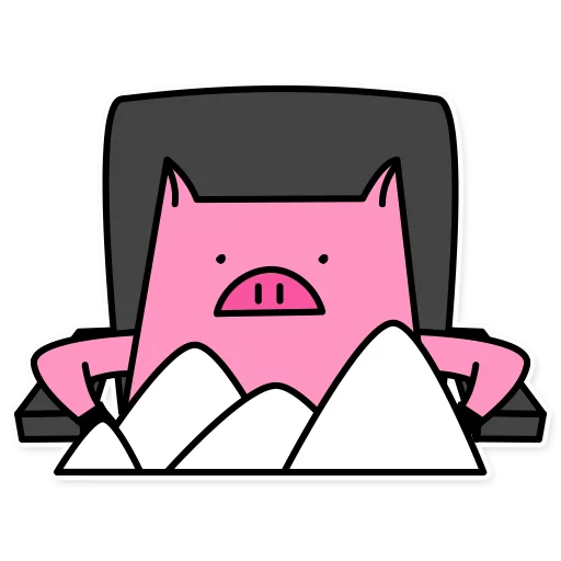 👃 Стикер «German the pig» для Telegram