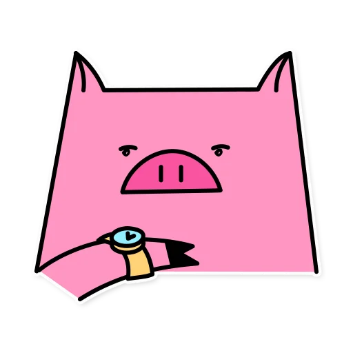 ⏰ Стикер «German the pig» для Telegram