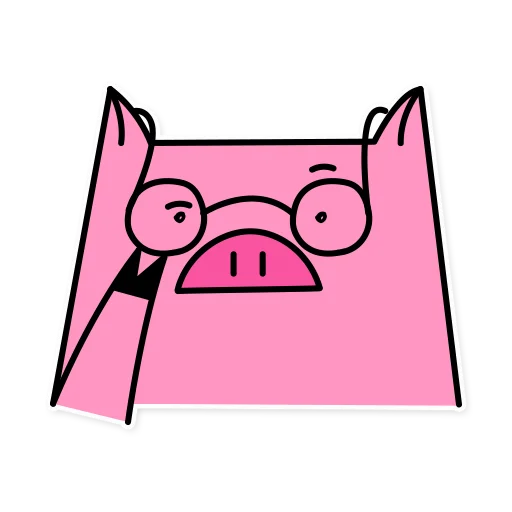 🧐 Стикер «German the pig» для Telegram