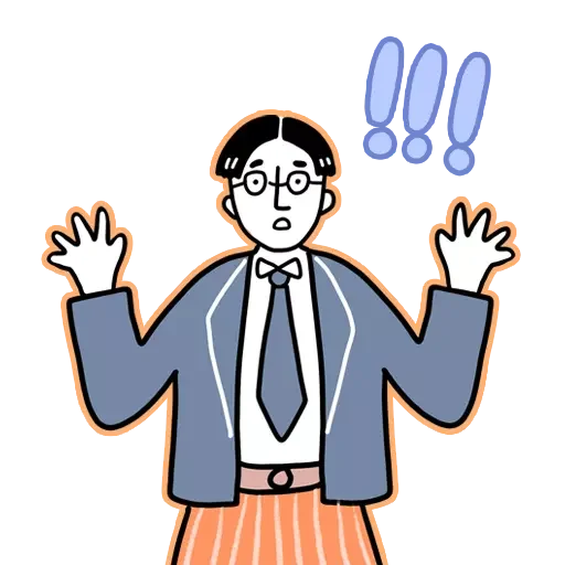 😳 Стикер «The Curious Adventure of the Salaryman» для Telegram