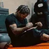 Стикер 30 💪 Набор эмоджи с боксёром «Gervonta Davis Джервонта Дэвис»