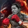 Стикер 20 💪 Набор эмоджи с боксёром «Gervonta Davis Джервонта Дэвис»