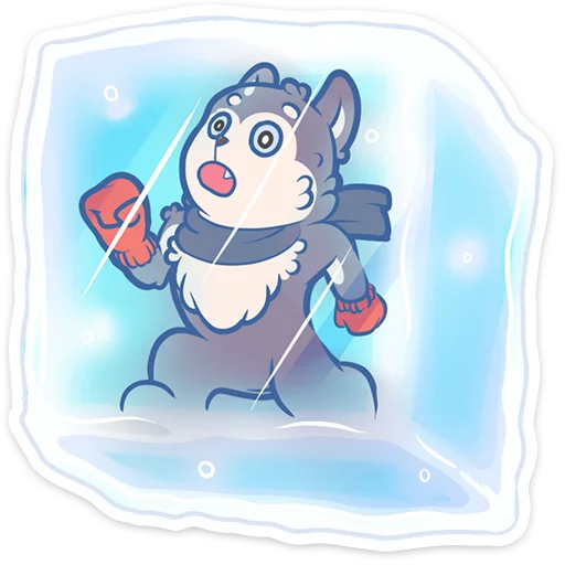 ❄️ Стикер «Геш» для Telegram