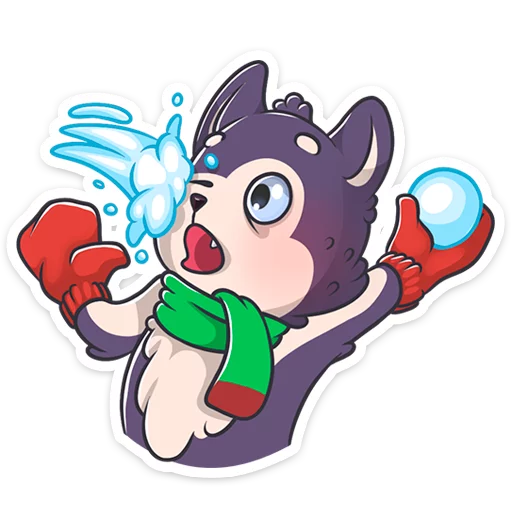 🌨 Стикер «Геш» для Telegram