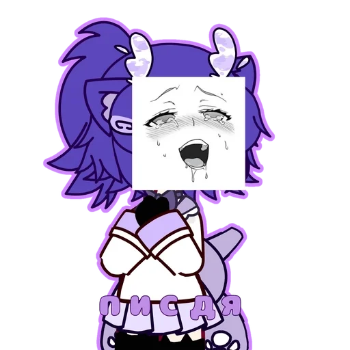 🌟 Стикер «ꨄ︎˖࣪gesha ´ˎ˗» для Telegram