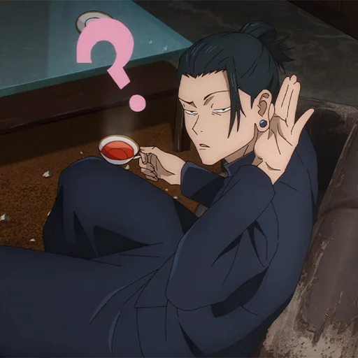 🖤 Стикер «Suguru Geto» для Telegram