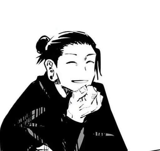 🧿 Стикер «Getou Kenjaki manga» для Telegram