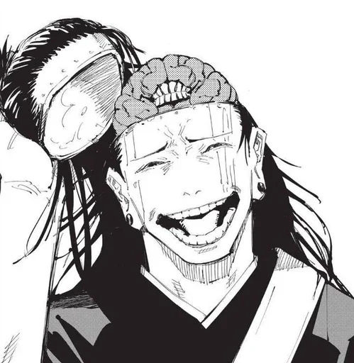 🧠 Стикер «Getou Kenjaki manga» для Telegram