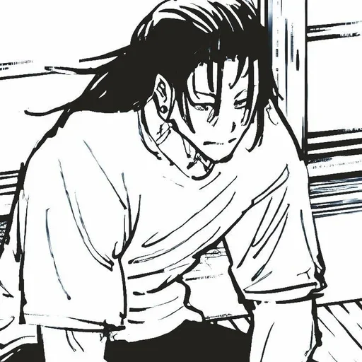🧿 Стикер «Getou Kenjaki manga» для Telegram