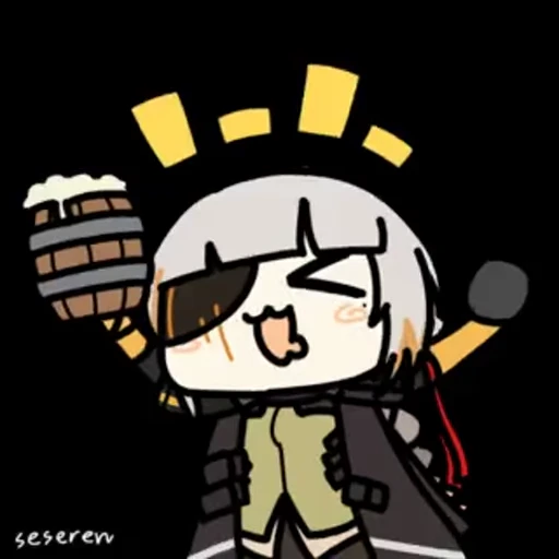 🍻 Стикер «GFL Seseren» для Telegram