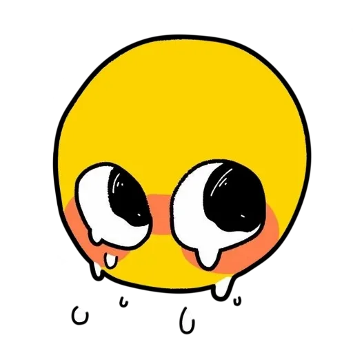 🙁 Стикер «Смайлик блин» для Telegram