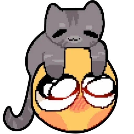 🐱 Стикер «Смайлик блин» для Telegram