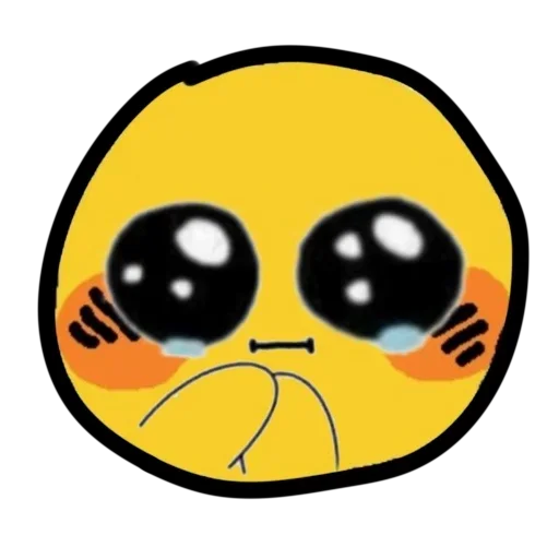 😢 Стикер «Смайлик блин» для Telegram
