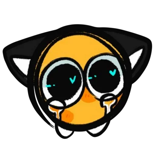 😿 Стикер «Смайлик блин» для Telegram