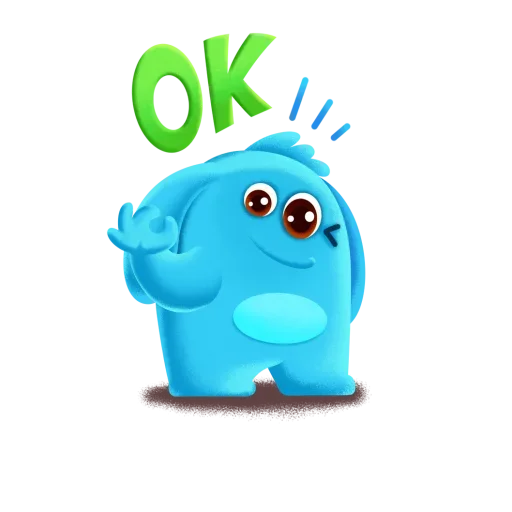 👌 Стикер «Монстрики» для Telegram