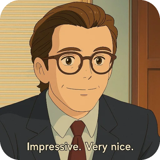 😎 Стикер «Ghibli memes» для Telegram