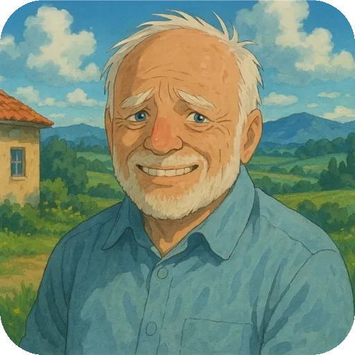 🤲 Стикер «Ghibli memes» для Telegram
