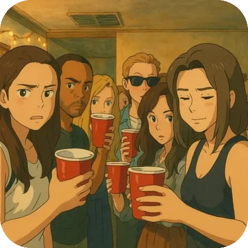 🎢 Стикер «Ghibli memes» для Telegram